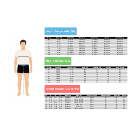 英國 ARBORTEC 鏈鋸褲尺寸指南